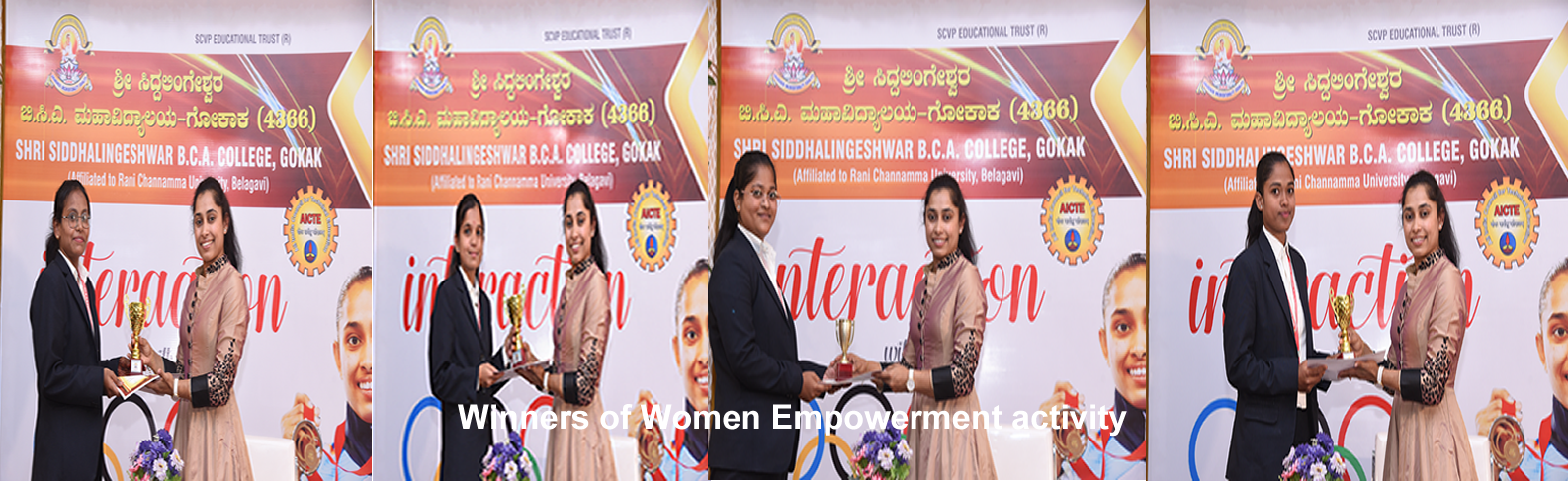 Winners of Women Empowerment activity